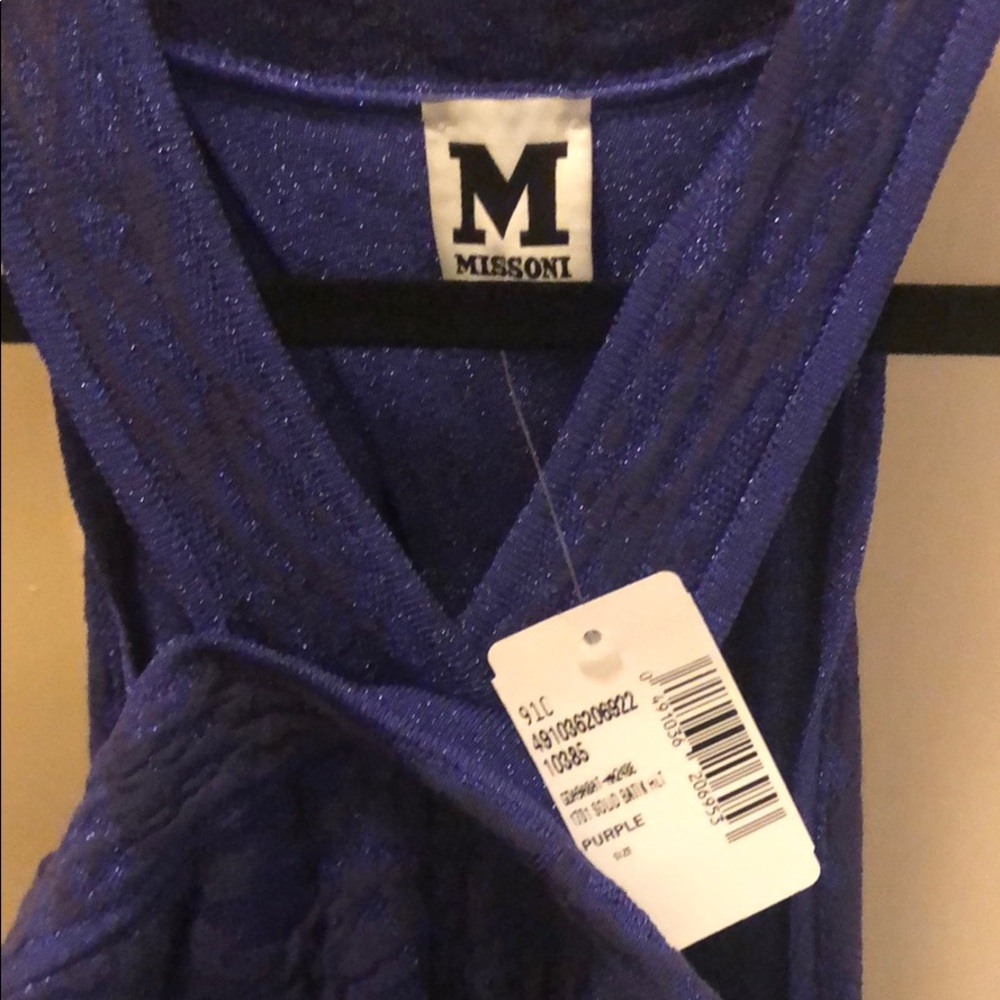 Accepting any offer- Missoni Cocktail Dress - Batik Knit Halter  Purple